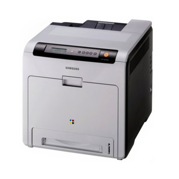 Samsung CLP-660ND, цветен лазерен, 25/25стр/мин, Duplex, 2400x600dpi, 128MB, USB2.0 & Lan, 2 г. | JAR Computers Samsung CLP-660ND