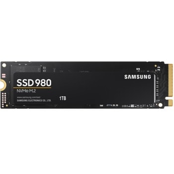 Памет SSD 1TB, Samsung 980 (MZ-V8V1T0BW), NVMe, M.2 (2280), скорост на четене 3500 MB/s, скорост на запис 3000 MB/s | JAR Computers Samsung MZ-V8V1T0BW