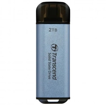 Памет SSD 2TB Transcend ESD300 (TS2TESD300C), USB Type-C, скорост на четене до 1050MB/s, скорост на запис до 950MB/s | JAR Computers SSD Transcend ESD300C 2TB