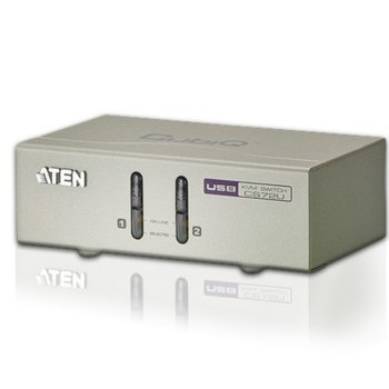 KVM суич ATEN CS72U, от 2x USB A(ж), 1x HDB-15(VGA)(ж), 2x 3.5mm jack(ж)(mic & Audio)към 2x SPHD-18(ж), 1 устройство | JAR Computers ATEN CS72U KVM Switch
