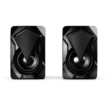 Тонколони Kisonli L-9090, 2.0, 2x3W, 3.5mm стерео, черен | JAR Computers Kisonli L-9090