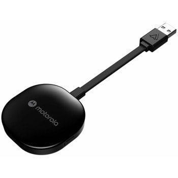 Адаптер Motorola Wireless Car Adapter for Android Auto, съвместим с Android 11+ | JAR Computers Motorola Wireless car adapter for Android Auto MA1