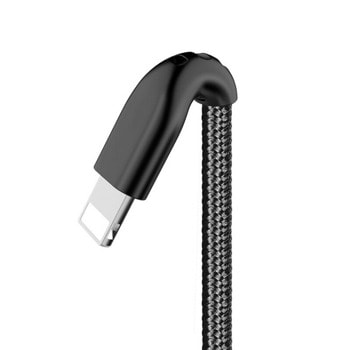 Кабел Xmart Warrior Black USB-Lightning 1.2m BK