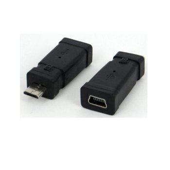 Преходник USB microB(м) към USB miniB(ж)