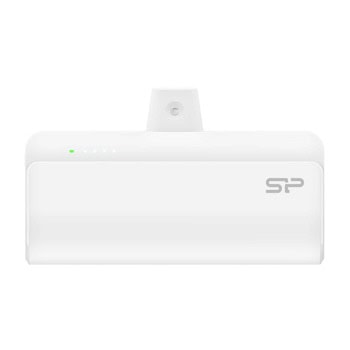Външна батерия /power bank/ Silicon Power QD50, 5000mAh, бяла, 1x USB-C | JAR Computers Silicon Power QD50 White SP5K0MAPBKQD500W