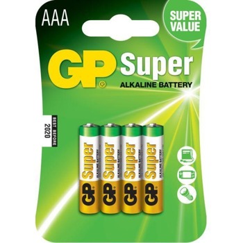 Алкална батерия GP SUPER LR03