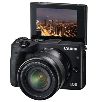 Canon EOS M3 black 9694B012AA + EF-M 18-55mm