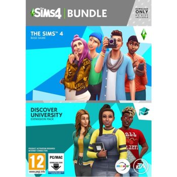 Игра The Sims 4 + Discover University Bundle, за PC image