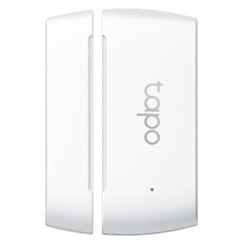 Смарт сензор за контакт TP-Link Tapo T110, (изисква Tapo хъб), универсален монтаж, изпращане на известия, Wi-Fi, работи с батерия 1x CR2032, бял | JAR Computers TP-Link Tapo T110
