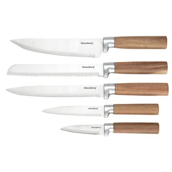 комплект ножове klausberg kb 7983 6 части кафяв