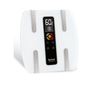Цифров кантар Tefal Bodysignal BM7100S6, капацитет до 160 кг., LCD дисплей, бял | JAR Computers Tefal Bodysignal BM7100S6