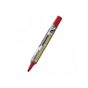 Маркер Pentel Maxiflo, червен, от 1.0 до 1.2 mm, перманентен | JAR Computers Pentel Maxiflo