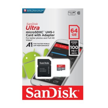 64GB SanDisk Ultra SDSQUAR-064G-GN6MA