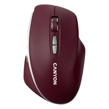 Мишка Canyon MW-21, оптична (1600 dpi), безжична, USB, червена, 7 бутона | JAR Computers Мишка Canyon MW-21 CNS-CMSW21BR