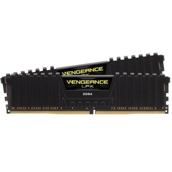 Памет 16GB (2x 8GB) DDR4 3000MT/s, Corsair Vengeance LPX Black, CMK16GX4M2D3000C16, 1.35V | JAR Computers Corsair Vengeance LPX 16GB CMK16GX4M2D3000C16