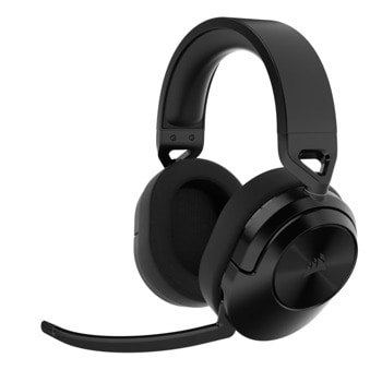 Слушалки Corsair HS55 Wireless, безжични, Bluetooth, микрофон, 50mm драйвери, Dolby Audio 7.1, черни | JAR Computers Corsair HS55 Wireless Carbon CA-9011280-EU