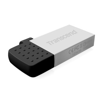 Памет 8GB USB Flash Drive, Transcend JetFlash 380, USB2.0 / microB (OTG), сребриста | JAR Computers 8GB Transcend JetFlash 380S OTG