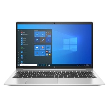 Лаптоп HP ProBook 450 G8 (32M70EA)(сребрист), четириядрен Tiger Lake Intel Core i7-1165G7 2.8/4.7 GHz, 15.6" (39.62 cm) Full HD Anti-Glare display & GF MX450 2GB, (HDMI), 8GB DDR4, 1TB NVME SSD, FreeDOS, 1.74kg image