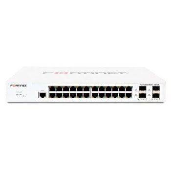 Суич Fortinet FortiSwitch 124E, 1000Mbps, 28 порта, 24x 10/100/1000Mbps RJ-45, 4x SFP | JAR Computers Fortinet FortiSwitch 124E FS-124E