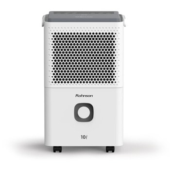 Обезвлажнител на въздух Rohnson R-91310, 145W, 2 l резервоар, подходящ за помещения с площ до 45m², 2 скорости, HEPA филтър, бял | JAR Computers Обезвлажнител на въздух Rohnson R-91310