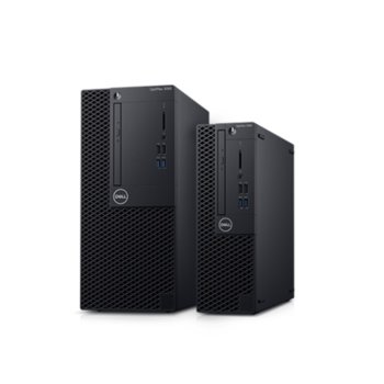 Натолен компютър Dell OptiPlex 3060 MT (N018O3060MT), шестядрен Coffee Lake Intel Core i5-8500 3.0/4.1 GHz, 4GB DDR4, 1TB HDD, 4x USB 3.1, клавиатура и мишка, Windows 10 | JAR Computers Dell OptiPlex 3060 MT N018O3060MT