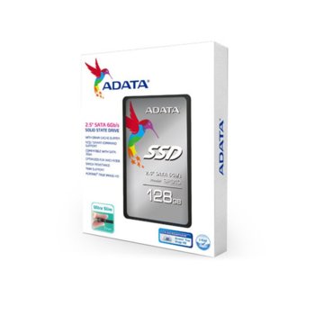 Памет SSD 128GB, A-Data SP610, SATA 6Gb/s, 2.5" (6.35 cm), 3г. | JAR Computers ADATA SSD SP610 128GB