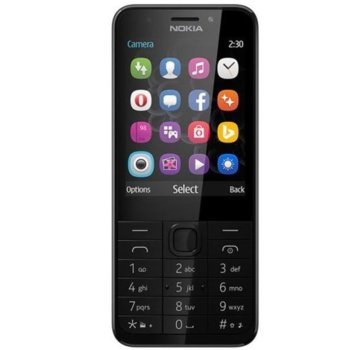GSM NOKIA 230 (сребрист), 2.8" (7.11 cm), 16MB RAM, (+microSD слот), 2.0 Mpix camera, Software release: Series 30+, 91.8g. | JAR Computers NOKIA 230 16MB RAM DARK SILVER
