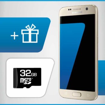 Samsung Galaxy S7 (SM-G930F) Gold + 32GB microSD