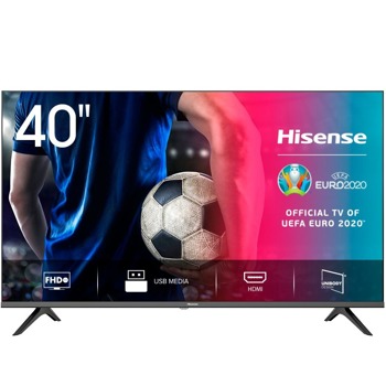 Телевизор Hisense 40A5100F, 40" (101.6 cm) Full HD LED TV, DVB-T2/T/C/S2/S, 2x HDMI, 2x USB image