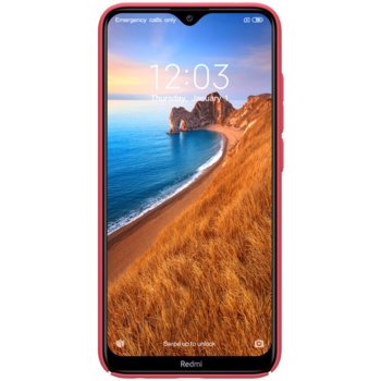 Redmi 8 калъф твърд гръб Nillkin Червен