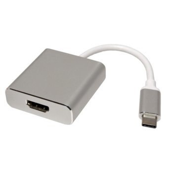 Адаптер Roline 12.03.3210, от USB Type-C(м) към HDMI(ж), бял | JAR Computers ROLINE 12.03.3210
