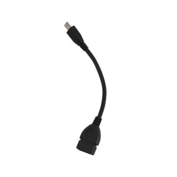 Кабел Privileg USB micro B (м) - USB (ж) OTG