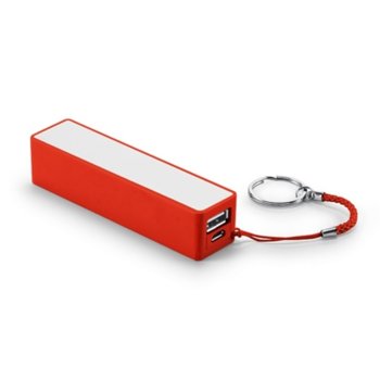 Външна батерия /power bank/ Money Save, 2000 mAh, червена, 1x microUSB Type B, 1x USB Type A | JAR Computers Money Save 2000 mAh red