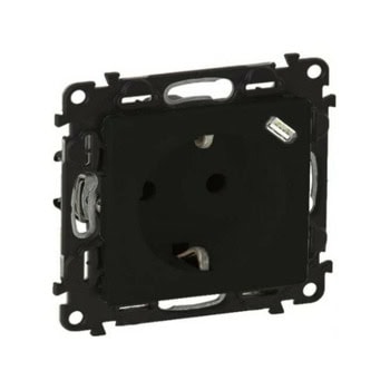 Контакт Legrand Valena Life, 16A, единичен, USB C(ж), черен | JAR Computers Legrand 756335