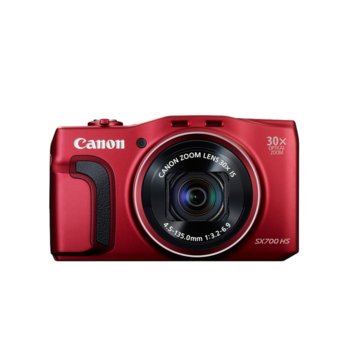 Canon PowerShot SX700 HS Red, Wi-Fi