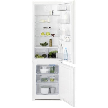 Хладилник с фризер Electrolux LNT3FF18S, клас F, 269 л. общ обем, за вграждане, 275kWh/годишно, LowFrost, технология DynamicAir, бял image