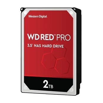 Твърд диск 2TB Western Digital, Red Pro NAS, SATA 3, 7200rpm, 64MB, 3.5" | JAR Computers Твърд диск 2TB Red Pro NAS, 2TB, 7200rpm