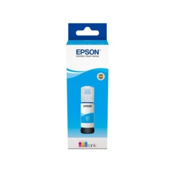 Мастило Epson 103 EcoTank, за Epson L1210, L3210, L3211, L3250, L3251, L3256, L3260, L3266, L5290, L5296, син(Cyan), до 7500 копия, 65 ml. | JAR Computers Epson 103 EcoTank Cyan