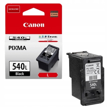 Касета за CCanon PIXMA MG2150/MG3150/MG2250/MG3150/MG3250/MG3350/MG3650/MG4150/MG4250/MX375/MX395/MX435/MX455/MX475/MX515/MX525/MX535, Black - 5224B001AA - Canon PG-540L, Заб.: 300 копия, 11ml капацитет | JAR Computers Canon PG-540L BK 5224B001AA