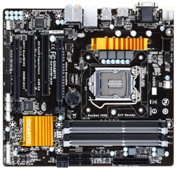 Дънна платка Gigabyte H97M-D3H, H97, LGA1150, DDR3, PCI-E (HDMI&DVI)(CF), 6x SATA 6Gb/s, 4x USB 3.0, microATX | JAR Computers Gigabyte GA-H97M-D3H