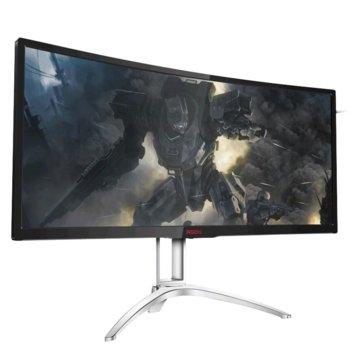Монитор AOC AGON AG352QCX, 35" (88.90 cm) MVA панел, UW-UXGA, 4ms, 50 000 000:1, 300 cd/m2, DisplayPort, HDMI, VGA | JAR Computers AOC AG352QCX