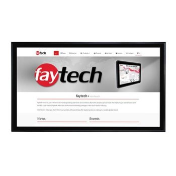 Дисплей Faytech FT43TMBCAP, тъч дисплей, 42.5" (107.95 cm), Full HD, HDMI, DVI-D, VGA | JAR Computers Faytech FT43TMBCAP