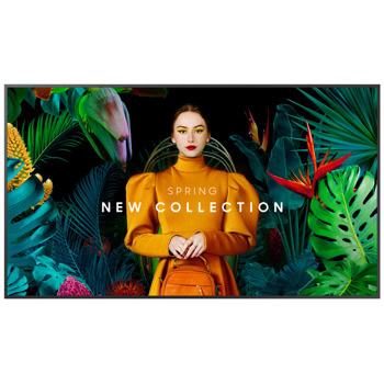 Публичен дисплей Samsung QH55C, 55" (139.7cm) 4K/UHD дисплей, VA панел, 16GB Flash памет, 700cd/m2, 8ms, 24/7, DisplayPort, HDMI, USB, RS-232, Wi-Fi, Bluetooth, LAN | JAR Computers Samsung QH55C LH55QHCEBGCXEN