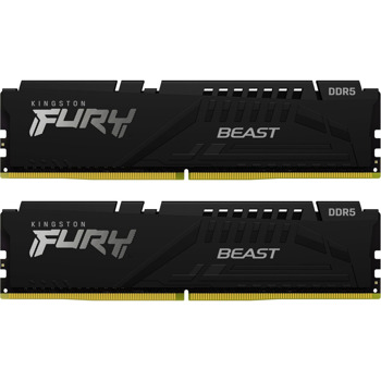Памет 16GB(2x8GB) DDR5 5600MT/s, Kingston FURY Beast Black EXPO, KF556C36BBEK2-16, 1.25V | JAR Computers Kingston FURY Beast Black EXPO KF556C36BBEK2-16