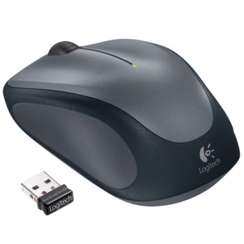 Мишка Logitech M235, оптична (1000dpi), безжична, USB, сива | JAR Computers Logitech M235