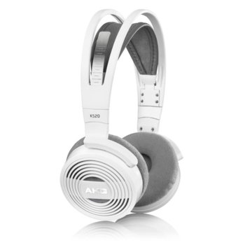 Слушалки AKG K520, бели, оптимизирани за iPhone/iPod, сгъваеми | JAR Computers AKG K520 white