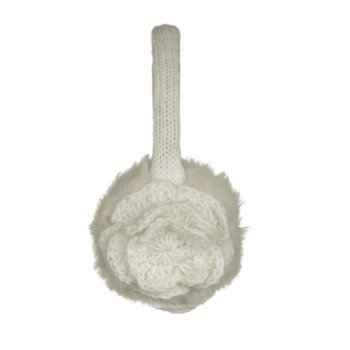 KitSound Flower Knit Audio Earmuffs