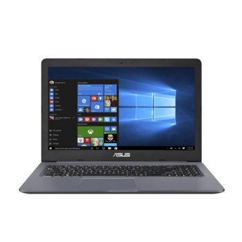 Лаптоп Asus N580GD-E4109 (90NB0HX4-M04910)(сив), шестядрен Coffee Lake Intel Core i7-8750H 2.2/4.1 GHz, 15.6" (39.62 cm) Full HD Anti-Glare Display & GF GTX 1050 4GB, (HDMI), 8GB DDR4, 1TB HDD & 256GB SSD, 1x USB3.1 Type C, Linux | JAR Computers Asus N580GD-E4109
