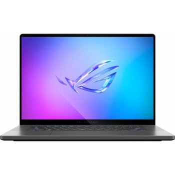 Лаптоп Asus ROG Zephyrus G16 GA605WV-QR053W (90NR0JA1-M00550)(сив), дванадесетядрен AMD Ryzen AI 9 HX 370 2.0/5.1GHz, 16" (40.64cm) WQXGA OLED 240Hz Glare Display & GF RTX 4060 8GB, (HDMI), 32GB LPDRR5X, 1TB SSD, 1x USB4, Windows 11 Home | JAR Computers Asus ROG Zephyrus G16 GA605WV-QR053W 90NR0JA1-M005
