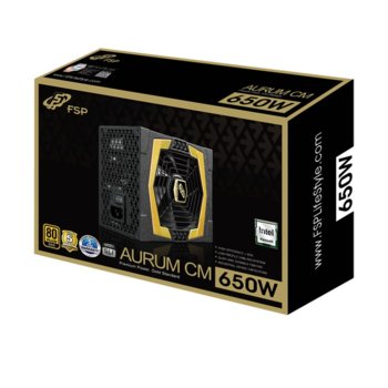 Fortron Aurum CM 650W + T-shirt FSP AU-650M